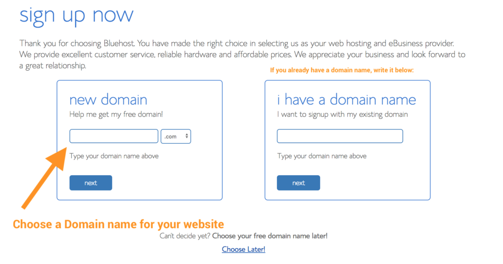 domian setup for wordpress site